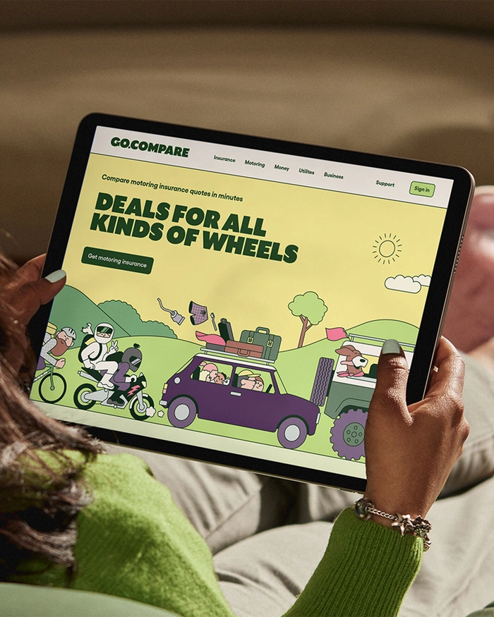 Go.Compare rebrand by Ragged Edge