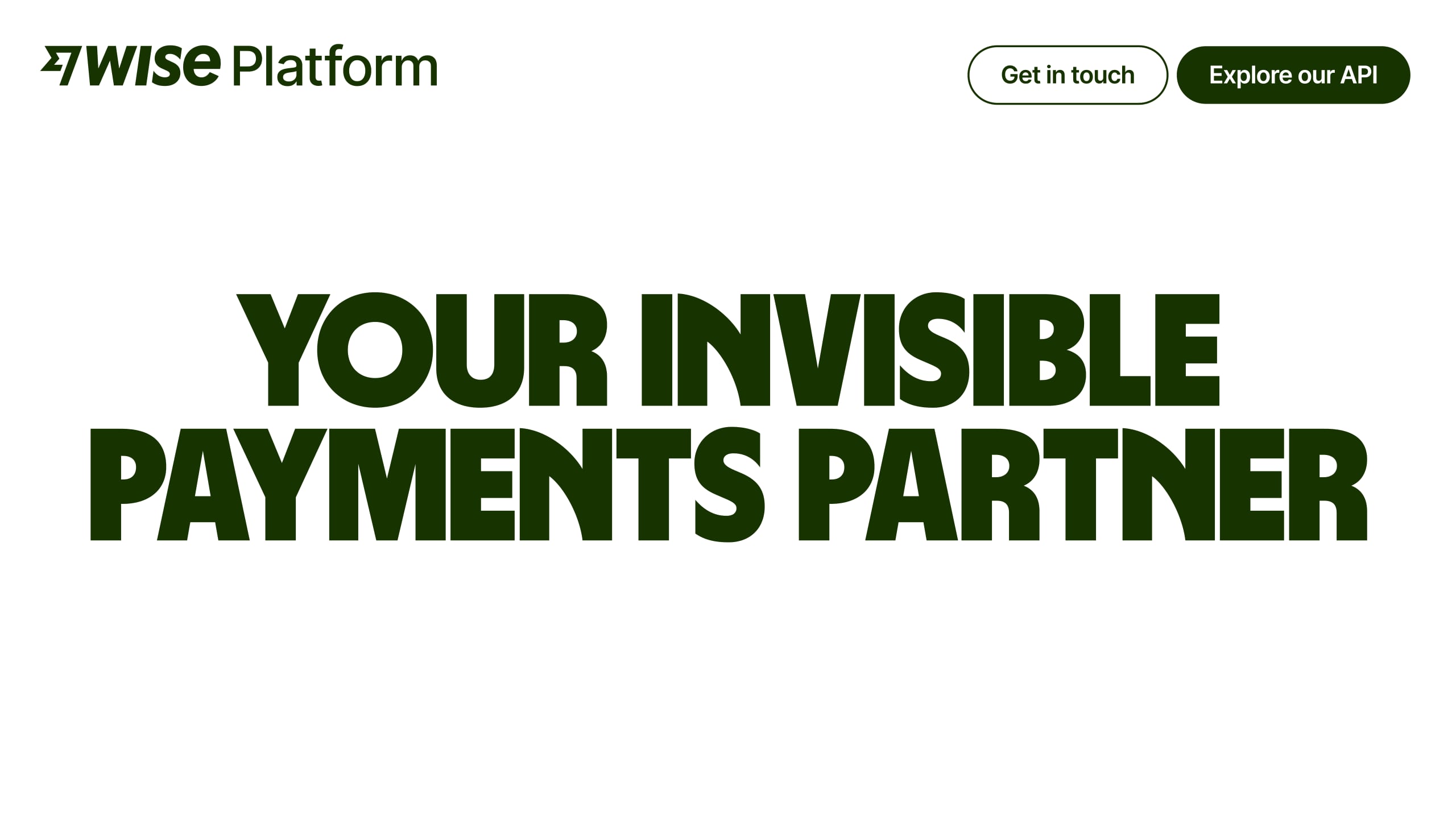 Wise Platform Invisible Partner